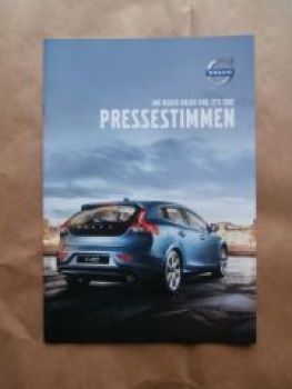 Volvo V40 Pressestimmen Prospekt NEU