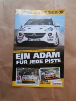 Auto Bild Motorsport Opel Adam Rallye Cup Sonderdruck 2014