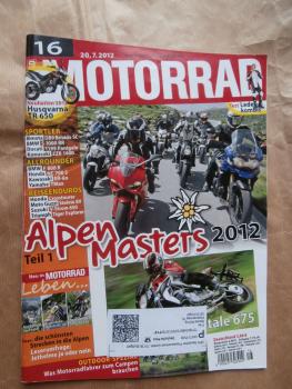 Motorrad 16/2012 Harley-Davidson Softail Slim,Husqvarna TC/TE 250R Modell 2013,ZPmoto ZPsport 449,