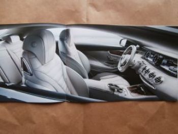 Mercedes Benz S-Klasse Coupé C217 Prospekt NEU April 2014
