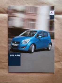 Suzuki Splash Prospekt Juli 2013 NEU