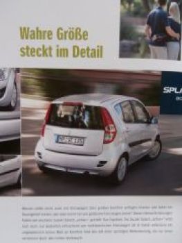 Suzuki Spash active April 2013 Prospekt NEU