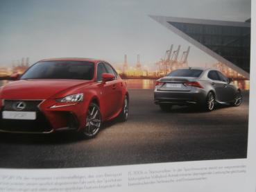 Lexus IS (XE3) 300h +F Sport Oktober 2017 +Preisliste