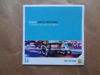 Renault Twizy & Twizy Cargo März 2014 Prospekt NEU