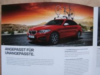 BMW 2er Coupé F22 Original Zubehör Prospekt März 2014