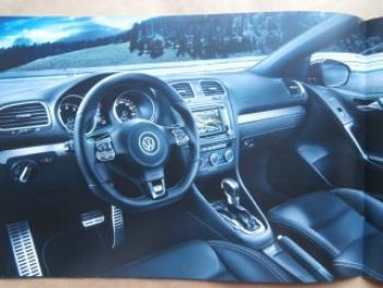 VW Golf7 R Cabriolet Prospekt Oktober 2013 NEU Rarität