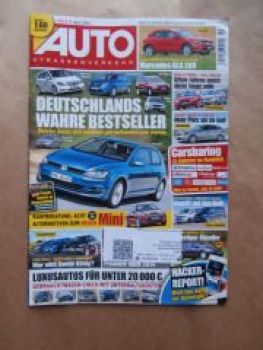 Auto Strassenverkehr 9/2014 GLA 2000,A3 Cabrio vs. Opel Cascada