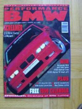 Performance BMW Magazin 1+2/1999 E21 E30 E36 UK Englisch