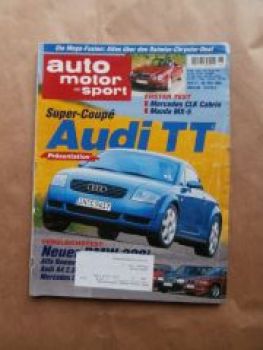 AMS 11/1998 Audi TT Coupé,Mazda MX-5 (NB),BMW 735i E38 Dauertest
