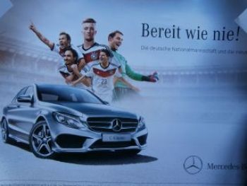 Mercedes Benz neue C-Klasse BR205 +Deutsche Nationalmannschaft