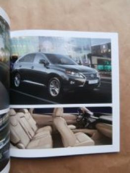 Lexus Modellprogramm RX CT IS LS GS Oktober 2013 NEU