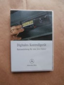Mercedes Benz Digitales Kontrollgerät Kurzanleitung für den Lkw-