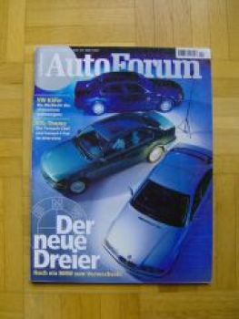Auto Forum 2/1998 BMW neue 3er E46, Alpina B10 V8 E39, M Roadste