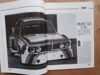 nullzwei magazin Nr.25 Oktober 1989 BMW 3.0CSL 02 im Renneinsatz