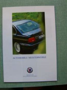Alpina Automobile Meisterwerke Prospekt 2/2000 B3 B10 B12 NEU