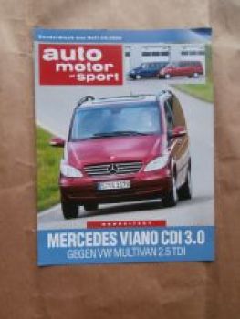 AMS 24/2006 Mercedes Viano CDI 3.0 vs. VW T5 Multivan 2.5TDI