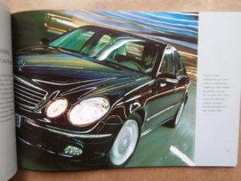 Mercedes Benz E-Klasse W211 Prospekt Februar 2003 NEU