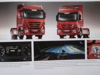 Mercedes Benz Actros Februar 2008 Prospekt Querformat A4