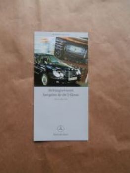 Mercedes Benz E-Klasse Navigation Audio 50 APS Flyer 3/2002