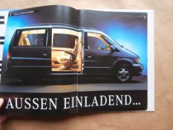 Mercedes Benz V-Klasse BR638 Mappe intern Vorteile