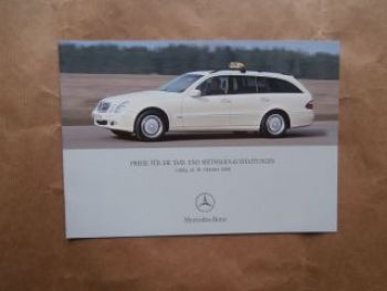 Mercedes Benz C-Klasse E-Klasse S-Klase Vaneo, Vito Viano TAXI