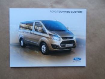 Ford Tourneo Custom Prospekte Dezember 2013 NEU