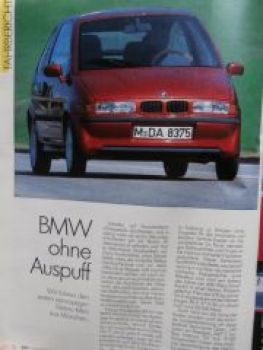 ADAC motorwelt 1/1992 BMW E1, Mazda 626, Fiat Cinquecento