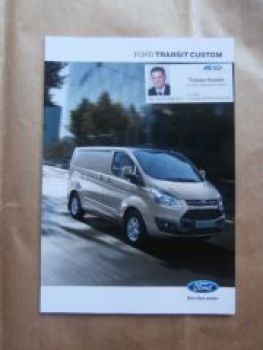 Ford Transit Custom +Sport Prospekt Dezember 2013