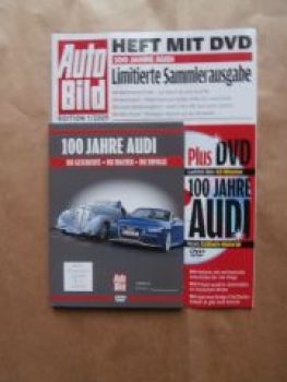 Auto Bild Edition 1/2009 100 Jahre Audi Geschichte Macher Erfolg