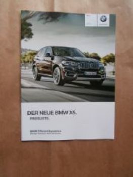 X5 xDrive35i 50i sDrive25d xDrive25d 30d 40d M50d F15 4/2014