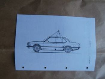 BMW Serivce-Information 745i E23 Ausgeschäumte Hohlräume