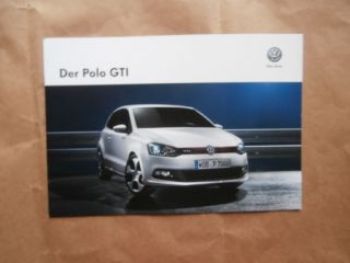 VW Polo GTI Typ 6R Mai 2013 Prospekt Rarität