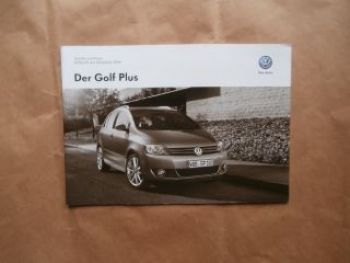 VW Golf Plus Preisliste Juni 2013 NEU