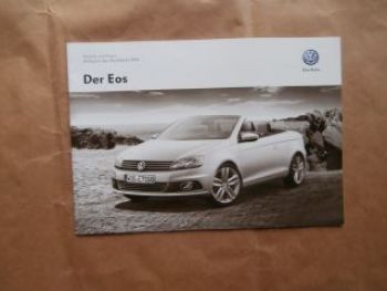 VW Eos Preisliste Modelljahr 2014 NEU