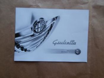 Alfa Romeo Giulietta August 2013 Preisliste