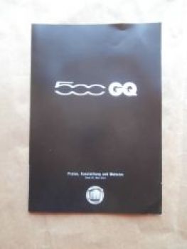 Fiat 500 GQ 25.März 2014 NEU