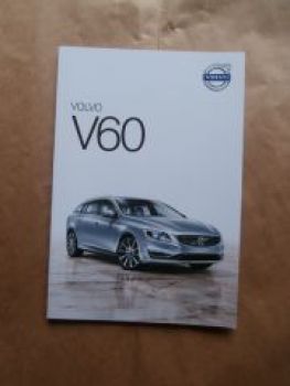 Volvo V60 T6 T5 D6 D5 D4 +AWD Prospekt 2013 NEU