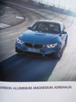 M4 Coupé F82 +M3 Limousine F80 Prospekt +M4 Cabrio F83