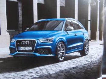 Audi RS Q3 Typ 8U Buch Prospekt April 2014 NEU