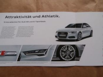 Audi A6 A7 Sportback S line selection +Businesspaket 5/2014 NEU