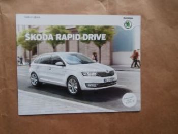 Skoda Rapid Drive März 2014 Prospekt NEU