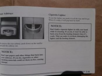 Chevrolet Lumina Owners Manual 1995 USA Englisch Rarität