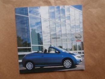 Nissan Micra C+C K12 Prospekt November 2005 Rarität