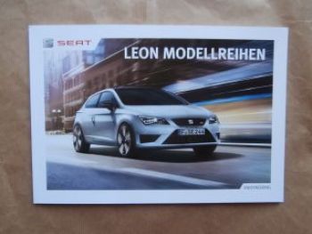 Seat Leon Typ 5F +Cupra 265/280 Prospekt April 2014 NEU