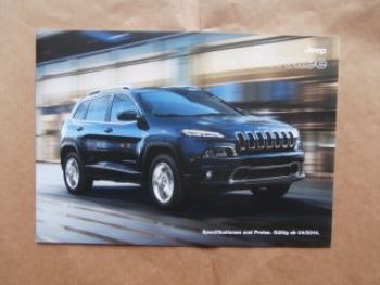 Jeep Cherokee Typ KL Longitude Limited Trailhawk April 2014