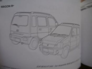 Suzuki Wagon R+ Betriebsanleitung 1998 Rarität