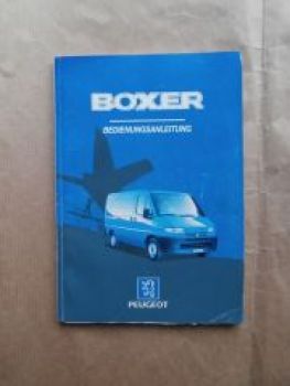 Peugeot Boxer Bedienungsanleitung Juni 1996 Deutsch
