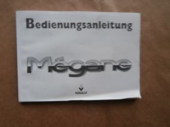 Mégane Betriebsanleitung Fließheck Stufe Grandtour 10/1998