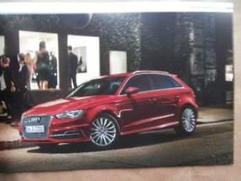Audi A3 Sportback e-tron Prospekt Juli 2014 NEU