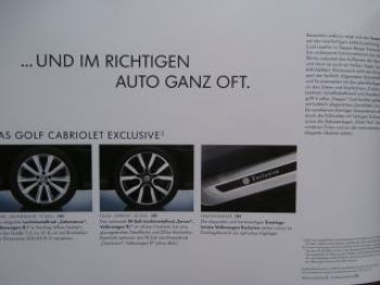 VW Golf7 Cabriolet Typ 5G Mai 2014 Rarität